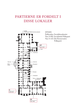 kort over partiernes placering