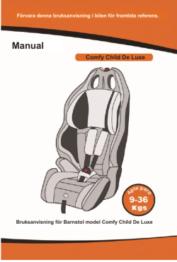 Manual Comfy Child De Luxe