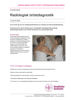 Kursinformation_Rad bröstdiagnostik HT16