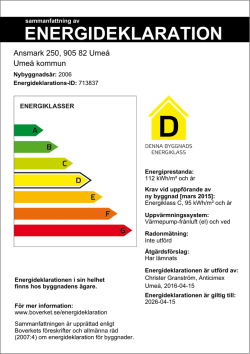 ENERGIDEKLARATION