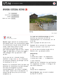 Øyuvsbu i Setesdal Vesthei som PDF
