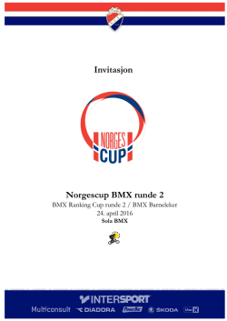 Invitasjon Norgescup BMX runde 2