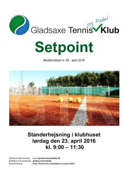som PDF - Gladsaxe Tennis og Padel Klub
