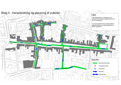 Bilag 4 - Kørselsretning og placering af pullerter