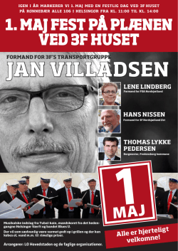jan villadsen - 3F Nordsjælland Øst