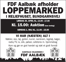 loppemarked - FDF Aalbæk