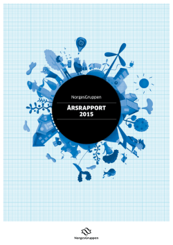 årsrapport 2015 - NorgesGruppen