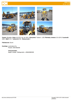 Traktorit > JCB, JCB 4 CX