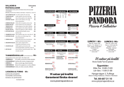 Pizzeria & Salladsbar