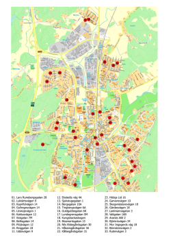 Karta över kommunala lekplatser