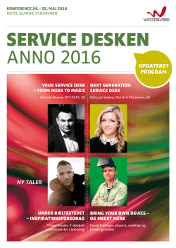 service desken anno 2016