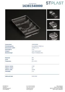 Print datablad