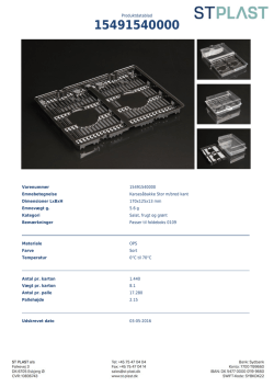 Print datablad