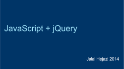 javaScript & jQuery Best Practices ()