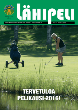 Lähipeli 1 - kevät 2016