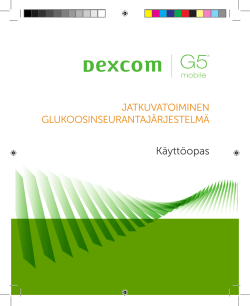 Dexcom G5 Mobile User`s Guide