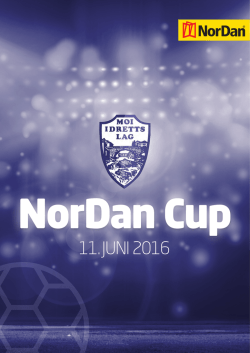 NorDan Cup den 11. juni 2016