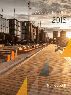 annual report - Multiconsult