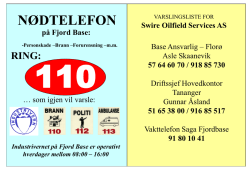 Vedlegg 10 - varslingsplan
