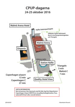 Karta över Hyllieområdet
