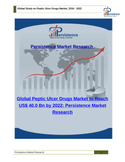 Global Study on Peptic Ulcer Drugs Market, 2016 - 2022
