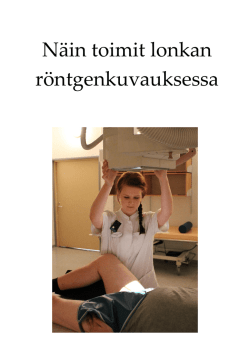 Lonkan röntgenkuvaus PDF Toteutus