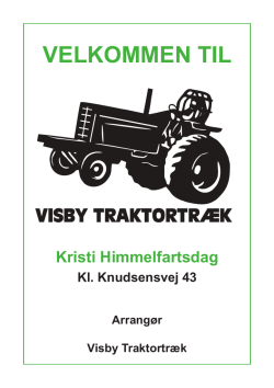 Program Visby - Dansk Tractor Pulling