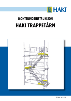 haki trappetårn - Byggesystemer