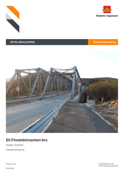 Planbeskrivelse E6 Finneidstraumen bru