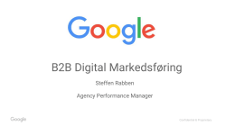 Google – B2B digital markedsføring