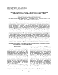 3. IC & Mediating Role of BoDF