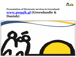 www.peqqik.gl (Greenlandic & Danish)