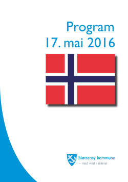 Program 17. mai 2016