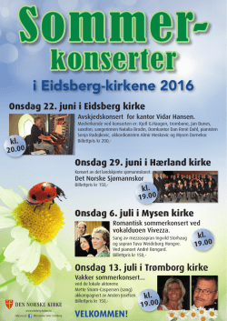 konserter - Eidsberg kirkelige fellesråd