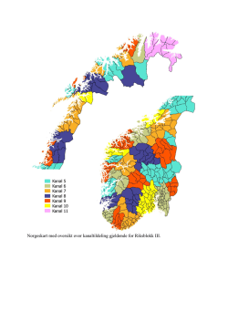 Frekvensoversikt, Riksblokk 3