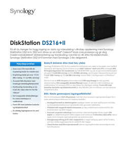 DiskStation DS216+II