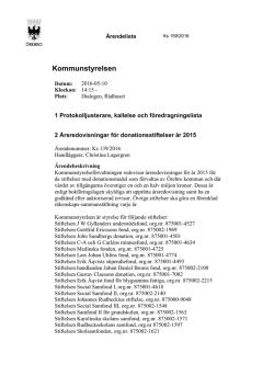 Kommunstyrelsen - Örebro kommun