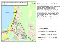 Huskvarna -Norrängen, trafikomläggning