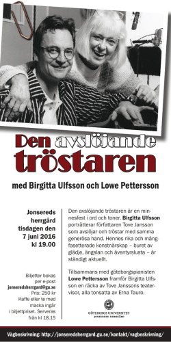 Lowe och Birgitta 7 juni 2016 - 2