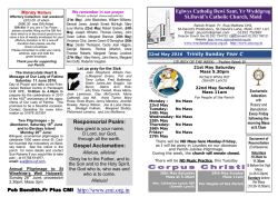 Holy Trinity 22nd May 2016