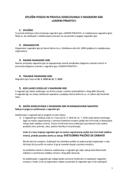Pravila nagradne igre preberi tukaj. - nimm2