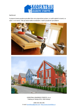 KOREKTBAU GRADBENE STORITVE, d.o.o. Podkraj pri Velenju 49
