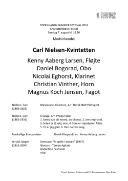 2016-08-07 Carl Nielsen Kvintetten