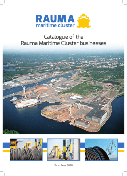 Catalogue of the Rauma Maritime Cluster businesses