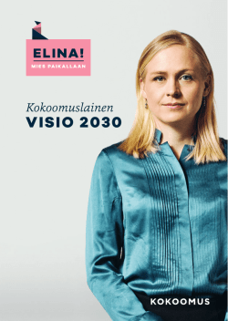 visio 2030 - Elina Lepomäki