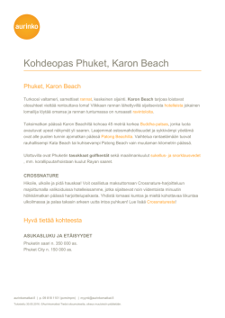 Kohdeopas Phuket, Karon Beach