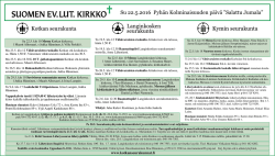 22.5.2016 kirkolliset ilmoitukset - Kotka