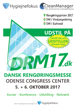 Mere information - Dansk Rengøringsmesse 2017