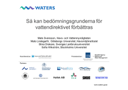 presentationen i PDF - WATERS