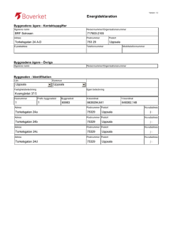 Energideklaration Torkelsgatan 24A